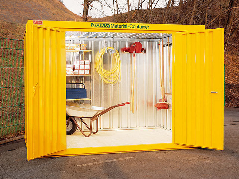 Materialcontainer, gelb