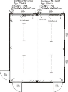 Produktbilder Containeranlage 4,880 x 6,055 mm