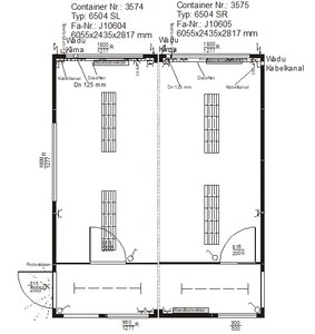 Produktbilder Doppelcontaineranlage 4,880 x 6,055 mm 