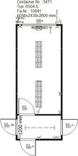 Raumcontainer gebraucht 6,055 x 2,435 mm